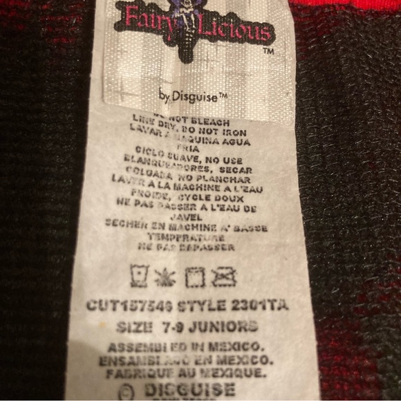 Fairy-Licious Devil Dress Costume 7/9Juniors - Picture 8 of 12